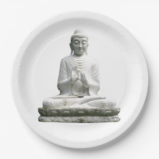 Assiette Chargée Bénédiction Bouddha Alimentation