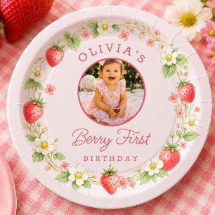 Assiette d'anniversaire Berry Sweet