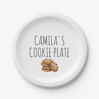 Assiette de biscuits personnalisée