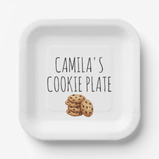 Assiette de biscuits personnalisée