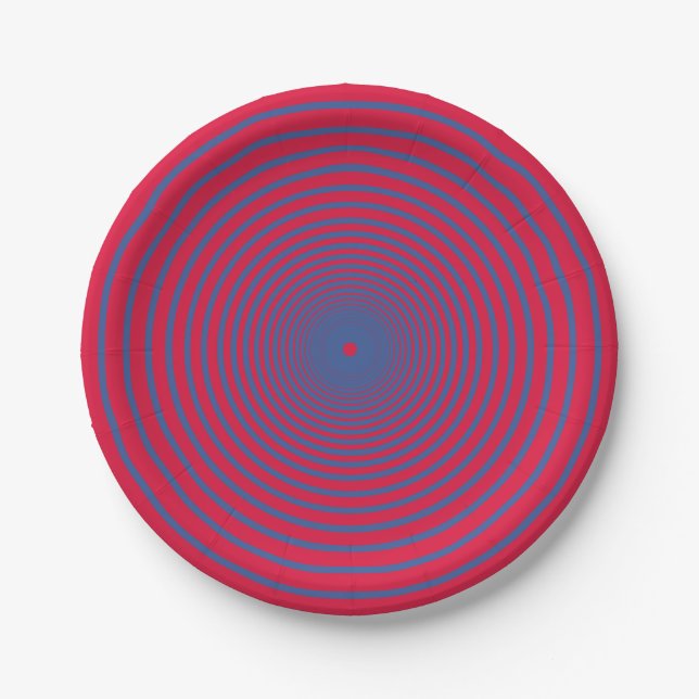 Assiette de fête à spirale gras – Personnalisable (Devant)