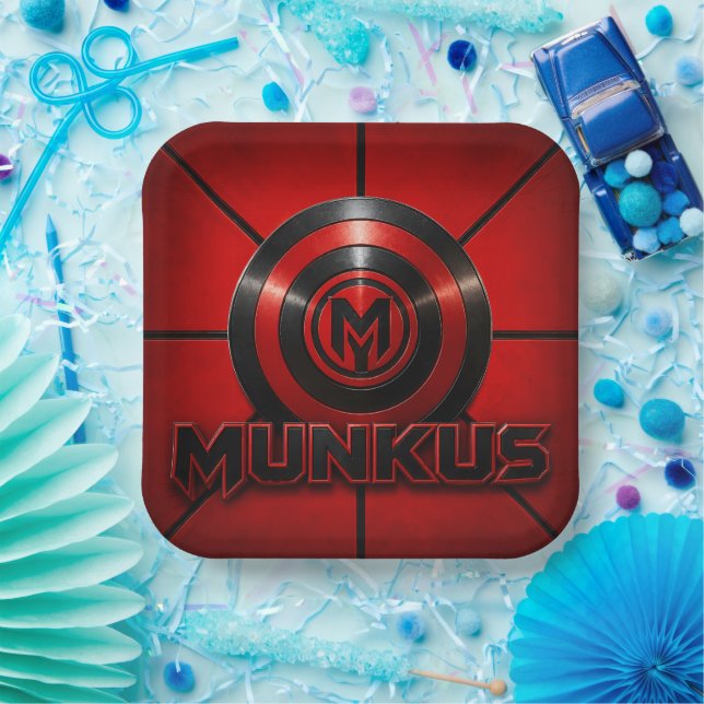 assiette de fête munkus/fournitures de fête/annive (Fête)