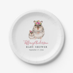 Assiette de fête pour bébé Souris Maman et Bébé Do