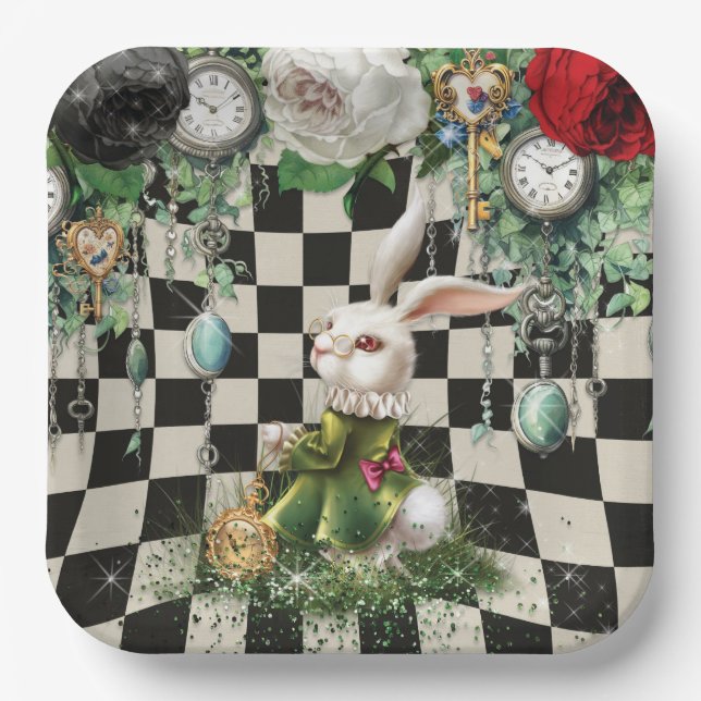 Assiette de fête Wonderland (Recto)