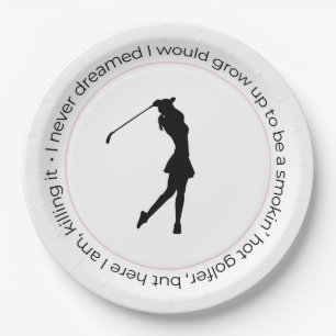 Assiette de golf pour femme