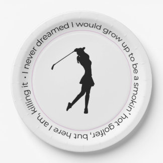 Assiette de golf pour femme