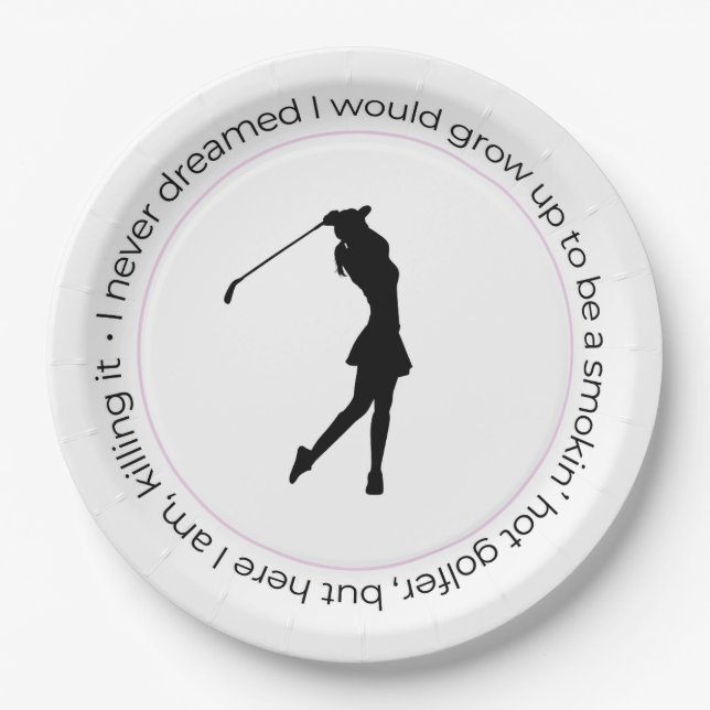 Assiette de golf pour femme (Devant)