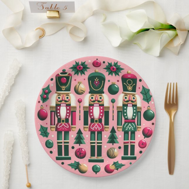 Assiette de Noël Casse-Noisette (Mariage)