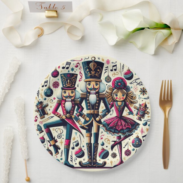 Assiette de Noël Casse-Noisette (Mariage)
