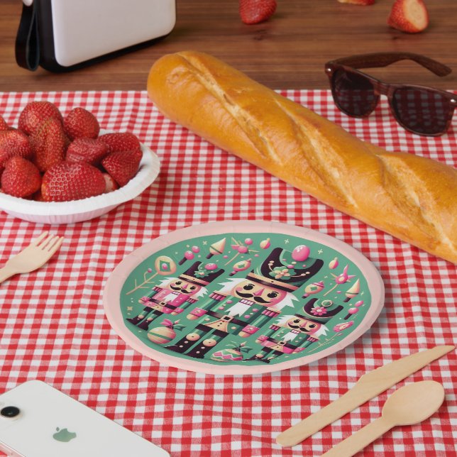 Assiette de Noël Casse-Noisette (Pique-nique)