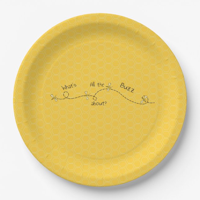 Assiette décorative "Qu'est-ce que c'est que tout  (Devant)