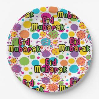 Assiette Eid Splash 9"