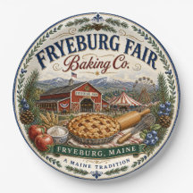 Assiette en melamine Fryeburg Fair Baking Co. Main