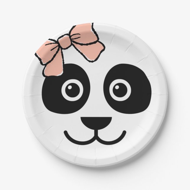 Assiette en Papier. (Devant)