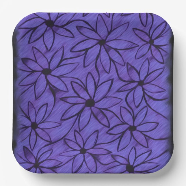 Assiette en Papier. (Recto)