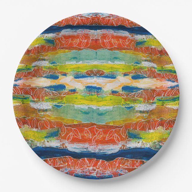 Assiette en Papier. (Devant)