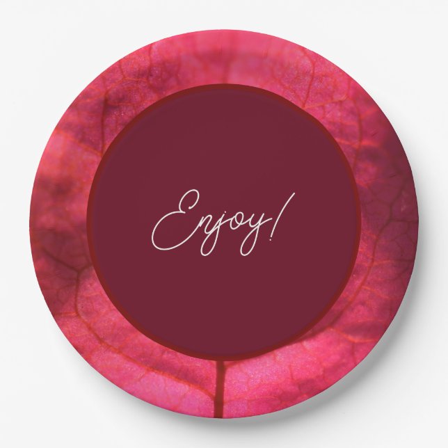 Assiette en papier (Devant)