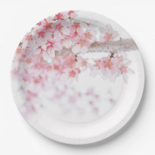 ASSIETTE EN PAPIER: CHERRY BLOSSOM