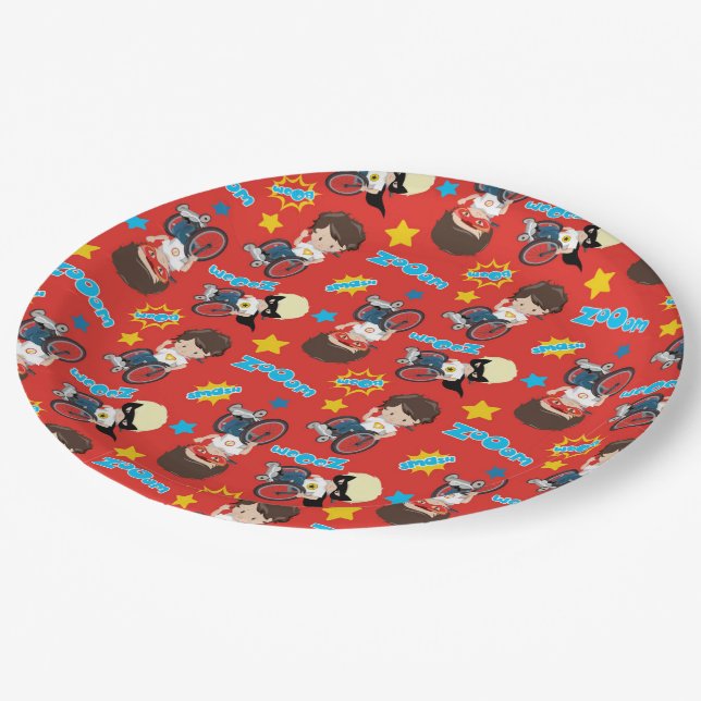 Assiette en Papier de 22.9 cm. (Angle)