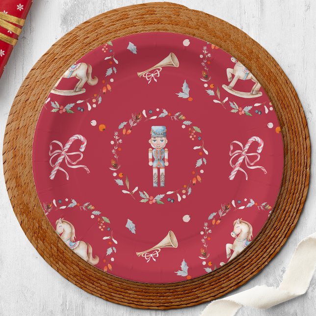 Assiette en papier de Noël vintage (Créateur téléchargé)