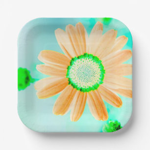 Assiette en papier Fleur d'orange clair Fantasy Da