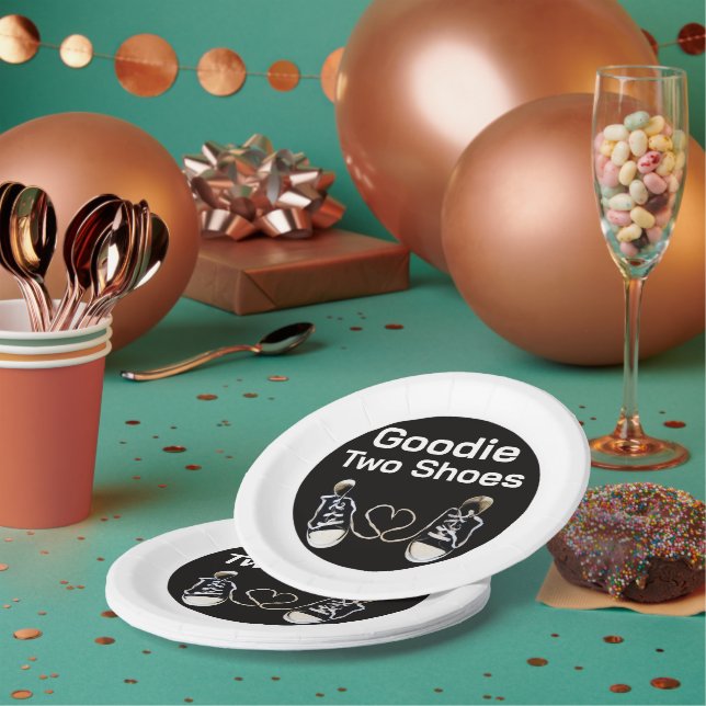 Assiette en papier Goodie Two Shoes (Multi)