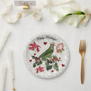 Assiette en papier King Bird