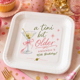 Assiette en papier pour anniversaire Un peu plus â