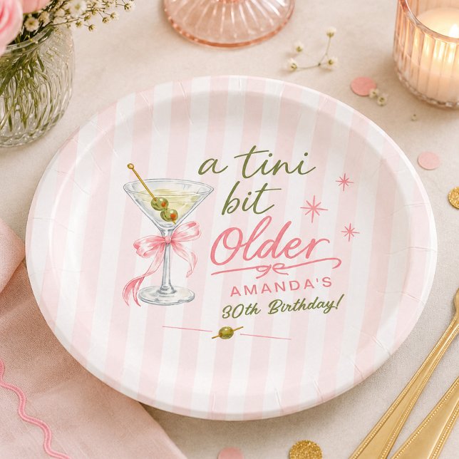 Assiette en papier pour anniversaire Un peu plus â (Créateur téléchargé)