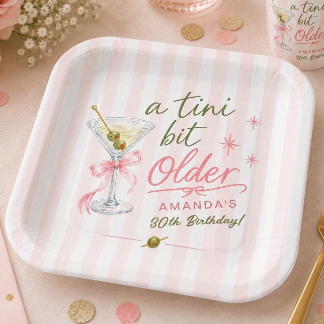 Assiette en papier pour anniversaire Un peu plus â (Créateur téléchargé)