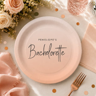 Assiette en papier pour enterrement de vie de jeun