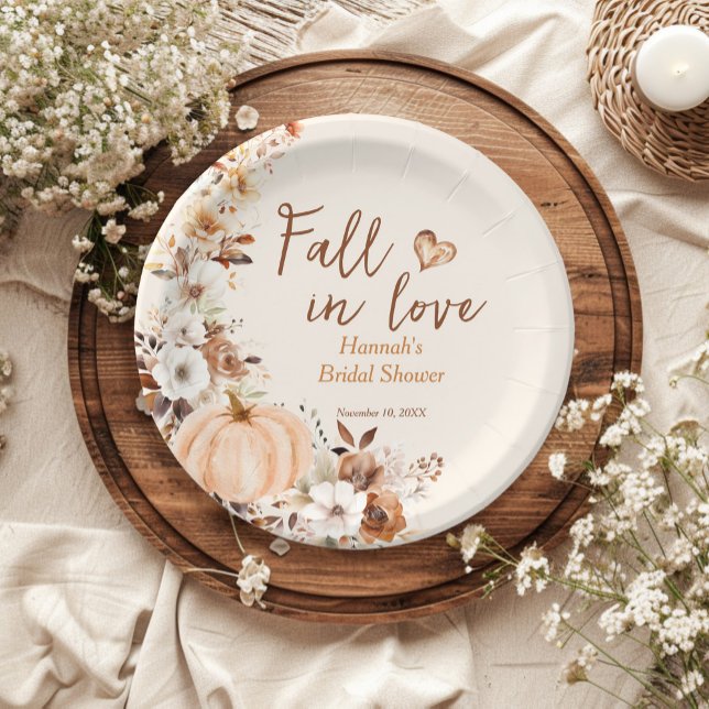 Assiette en papier pour la Baby Shower de mariage  (Créateur téléchargé)