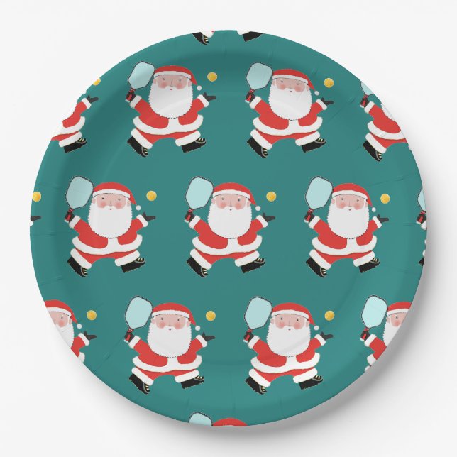 Assiette en papier pour les fêtes de Noël de pickl (Devant)