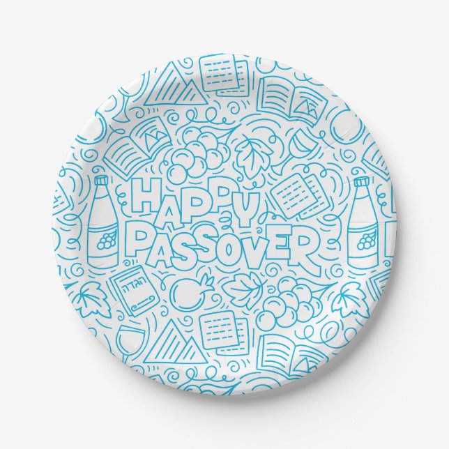 Assiette en papier pour Pâque (Devant)