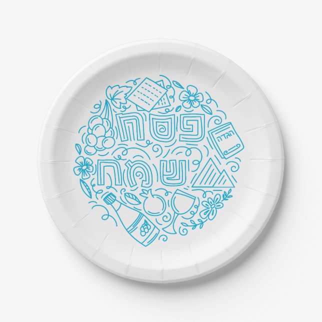 Assiette en papier pour Pâque (Devant)