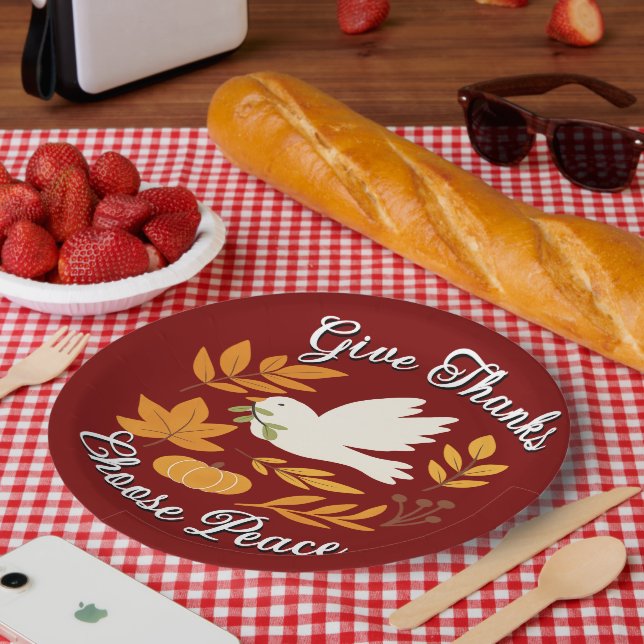 Assiette en papier The Peace Collection (Pique-nique)