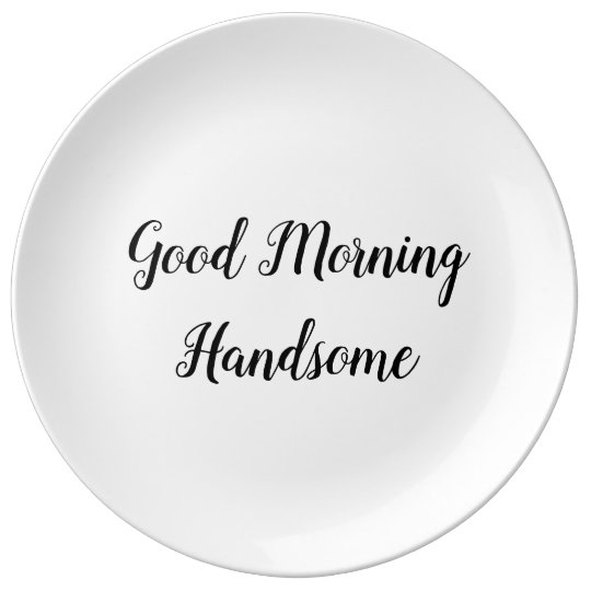 Assiette En Porcelaine Citation Belle D Amour De Typographie Bonjour Zazzle Fr