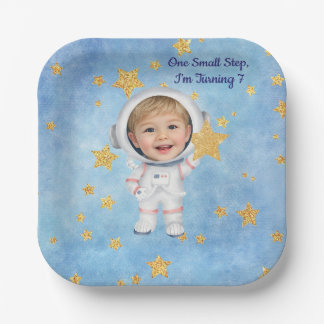 Assiette pour fête d'anniversaire de l'astronaute