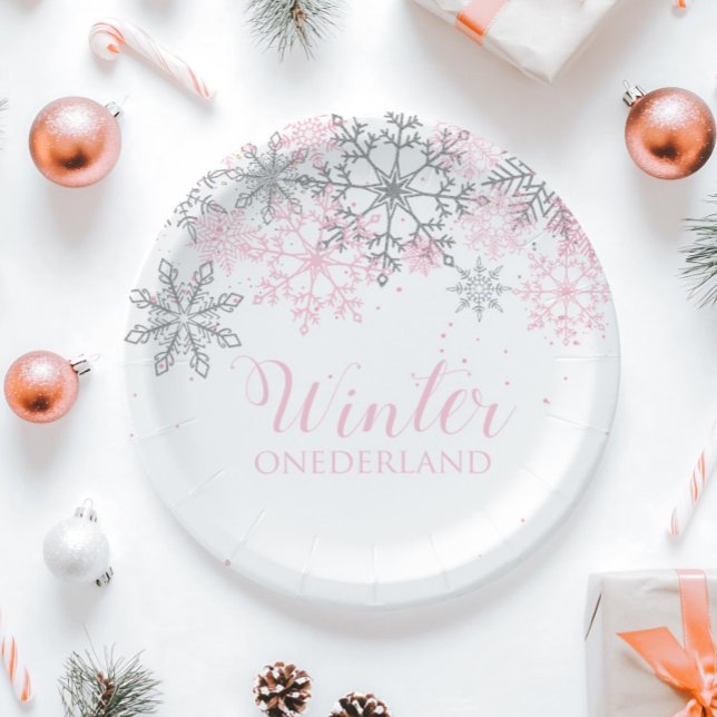 Assiette pour fête d'anniversaire Winter ONEderlan (Créateur téléchargé)