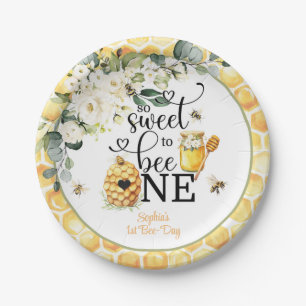 Assiette pour le 1er anniversaire 'So Sweet to Be 