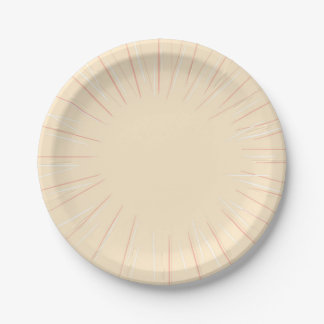 Assiette rayée
