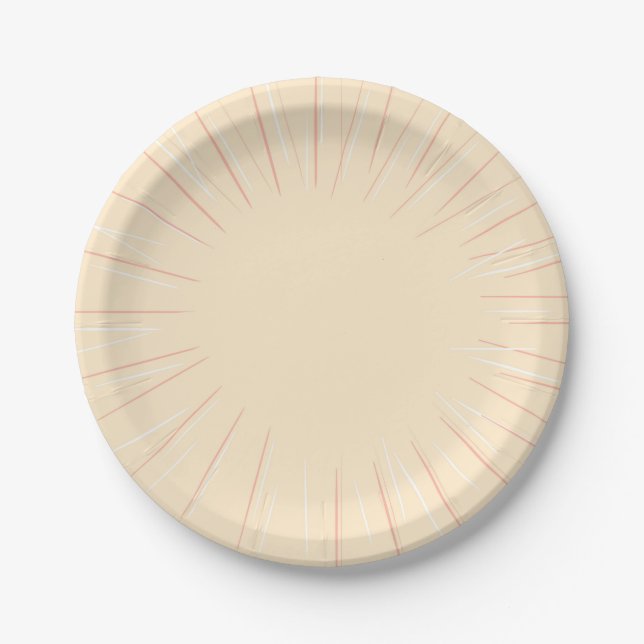 Assiette rayée (Devant)