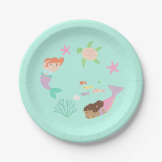 Assiette Sirène 7"