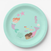 Assiette Sirène 9"