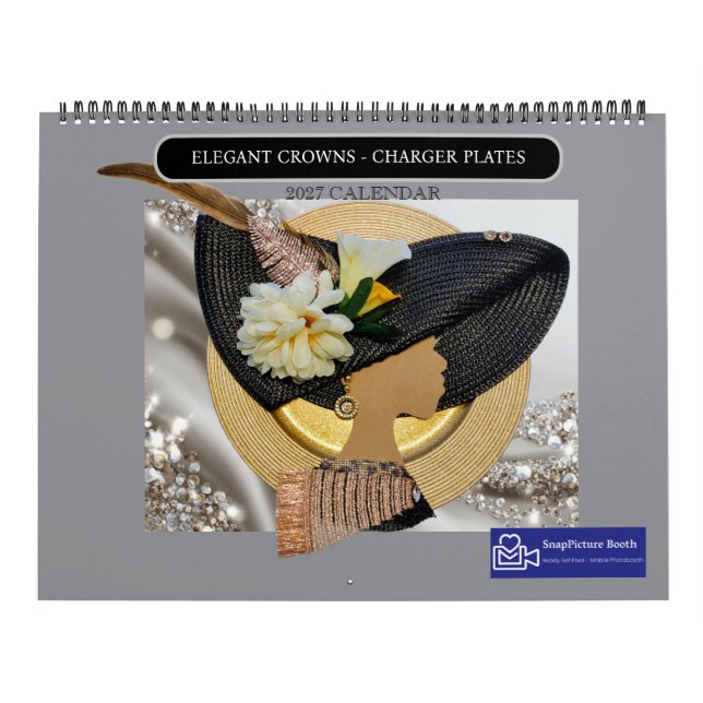 ASSIETTES DE CHARGE COURONNES ÉLÉGANTES Calendrier (Protection)