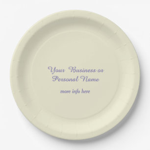 ASSIETTES EN CARTON 