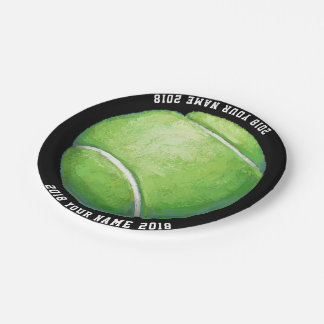 Assiettes En Carton 08of12 Tennis Ball Custom Party Plate