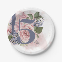 15e anniversaire Quinceanera Chic Floral Aquarelle