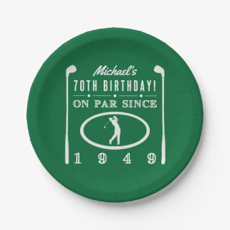 Assiettes En Carton 1949 70e Birthday