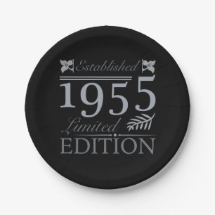 Assiettes En Carton 1955 Limited Edition 70e anniversaire